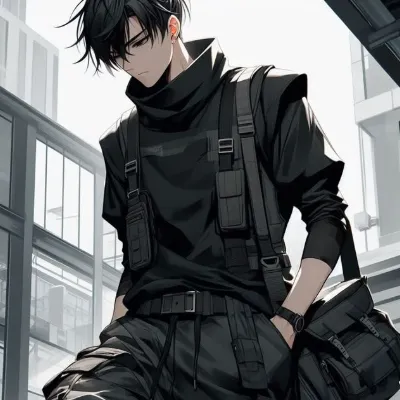 Chat with Ash Blackthorn, the Romance character AI chatbot