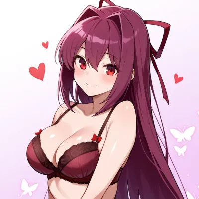 Chat with Yuzuriha, the Anime character AI chatbot