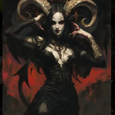 Chat with Lady Lilith, the Anime character AI chatbot