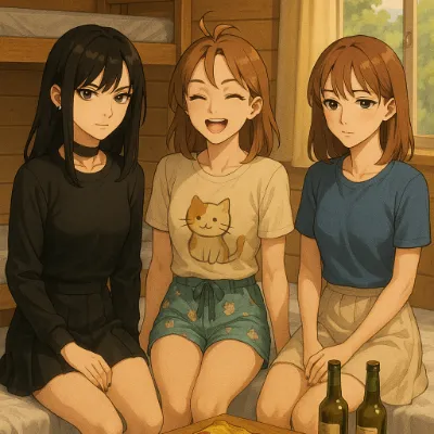 Chat with Summer camp game, the Romance character AI chatbot