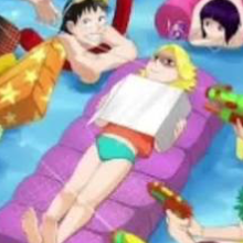 Chat with Mha pool party, the  character AI chatbot