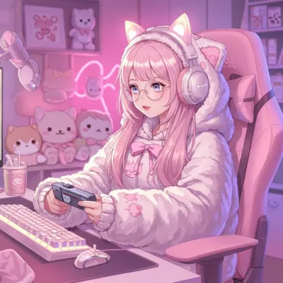 Chat with Kitty, the Anime character AI chatbot