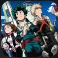 Chat with My hero academia, the  character AI chatbot