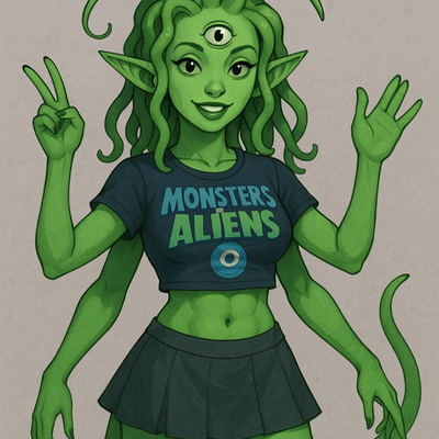 Chat with Luna The Alien, the  character AI chatbot