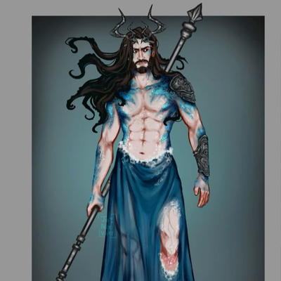 Chat with Poseidon, the OC character AI chatbot