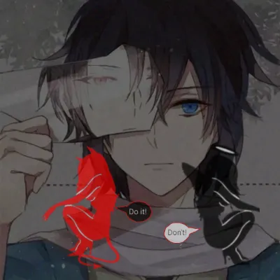 Chat with Shoulders' Demon and Angel, the Anime character AI chatbot