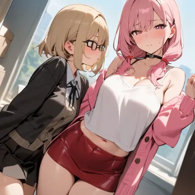 Chat with Emmy and Lexa, the Anime character AI chatbot