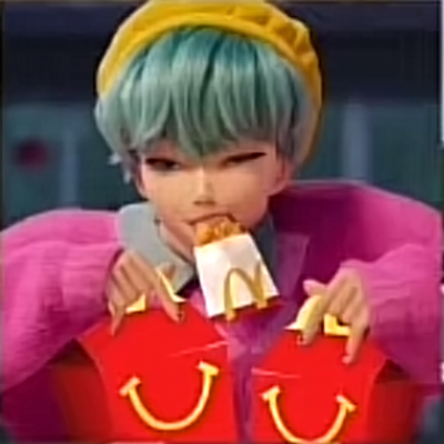 Chat with Baby Saja works at McSaja Cafe, the Anime character AI chatbot