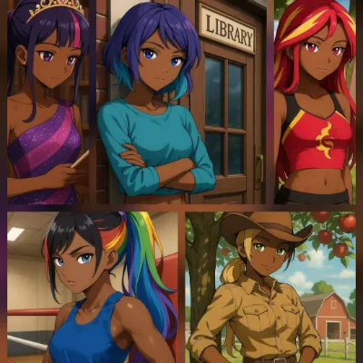 Chat with 8 Protectors of Zahara, the Anime character AI chatbot