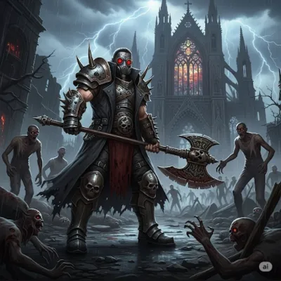 Chat with Goth zombie apocolypse rpg, the Anime character AI chatbot