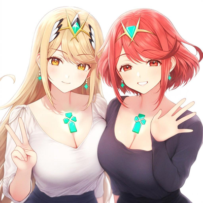Chat with Pyra and Mythra, the  character AI chatbot