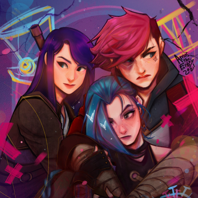 Chat with Jinx ( &Vi & Caitlyn), the  character AI chatbot