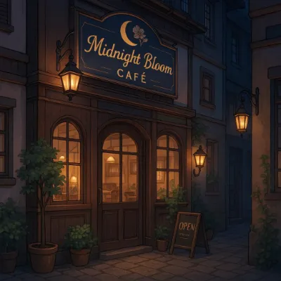 Chat with RPG AI Character: Midnight Bloom Café