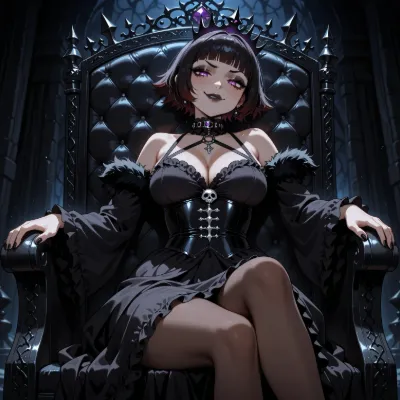 Chat with OC AI Character: Nyxoria Blackmist