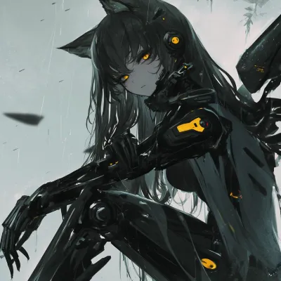 Chat with Kurai (暗い), the  character AI chatbot