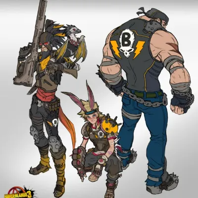 Chat with B-Team (Borderlands), the  character AI chatbot