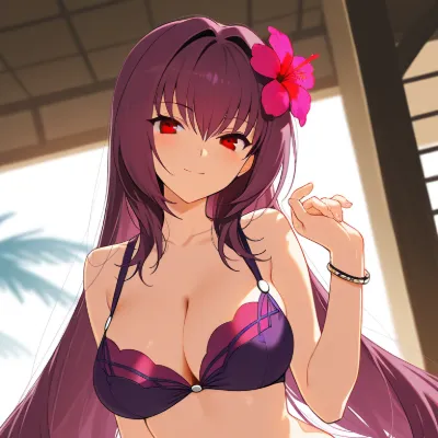 Chat with Scathach, the Anime character AI chatbot