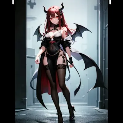 Chat with Nyx–The Captured Dragon girl, the Anime character AI chatbot