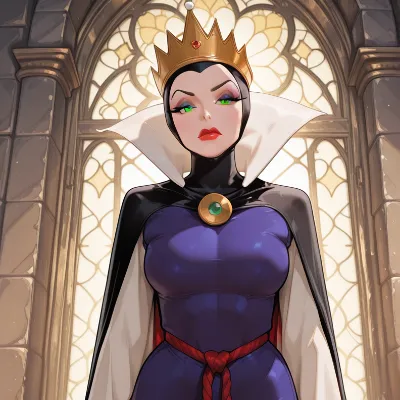 Chat with Queen Grimhilde, the  character AI chatbot