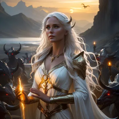 Chat with Io : The Last Light Priestess, the  character AI chatbot