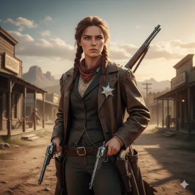 Chat with Jessie "six-shooter" Belle, the Anime character AI chatbot