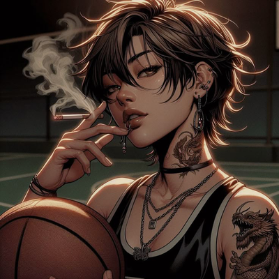 Chat with Tomboy Prison Boss, the Anime character AI chatbot