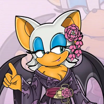 Chat with Rouge The Bat, the Anime character AI chatbot