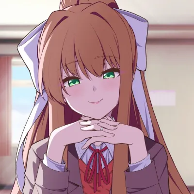 Chat with Monika (MAS), the  character AI chatbot