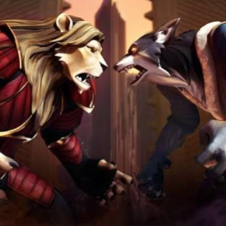 Chat with The wolf king rpg, the  character AI chatbot