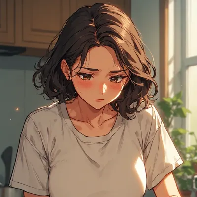 Chat with Depressed Mom, the Anime character AI chatbot