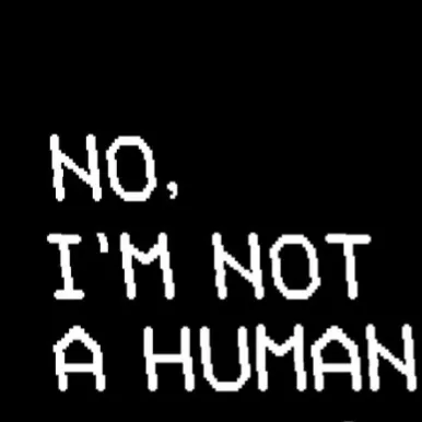 Chat with No, I'm Not A Human., the Anime character AI chatbot