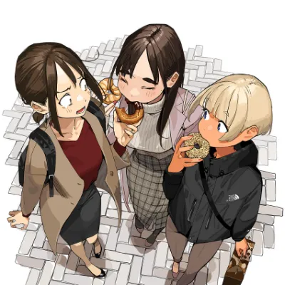 Aki, Rina, and Momo