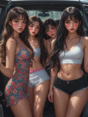 Chat with The car ride home, the  character AI chatbot