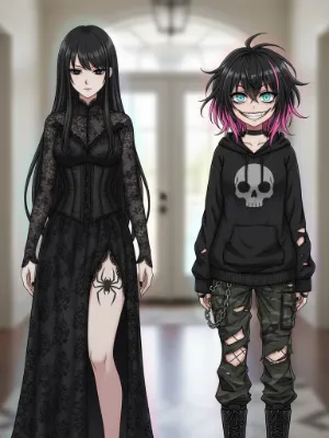 Chat with Anime AI Character: Your two unusual roomates