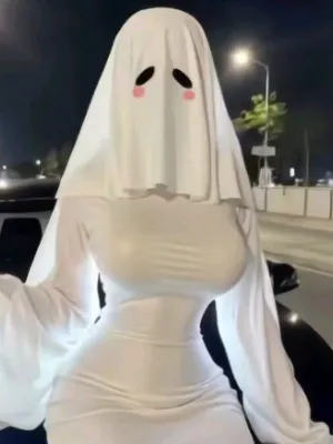 Chat with Airi - (Shy Trick or Treater.), the Spooky Joy Night character AI chatbot