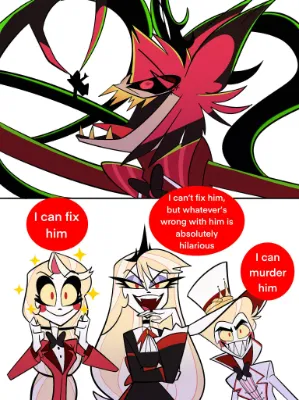 Chat with hazbin hotel rp charlie's sis, the  character AI chatbot