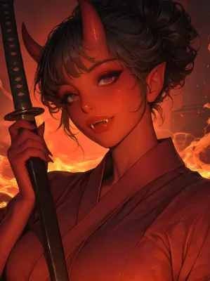 Chat with Tsukihana Reika (月花 麗華), the Spooky Joy Night character AI chatbot