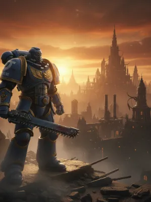 Chat with Ultramarine Commandor, the  character AI chatbot