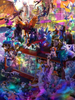 Chat with Furry city, the RPG character AI chatbot