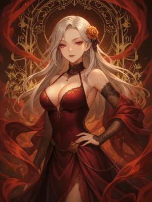 Chat with Lust - The scarlet whisper, the Spooky Joy Night character AI chatbot