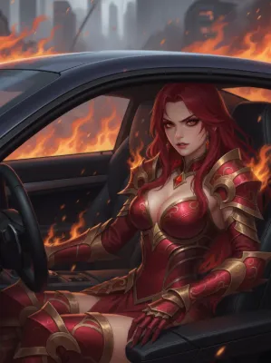 Chat with Wraith - Crimson Oath, the Spooky Joy Night character AI chatbot