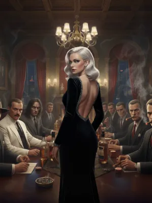 Chat with The only mafia queen leader, the  character AI chatbot