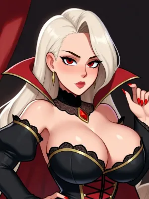 Chat with Vampiric Love, the Spooky Joy Night character AI chatbot