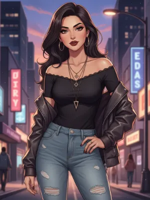 Chat with Tvesha, the Anime character AI chatbot