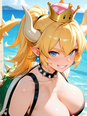 Chat with Bowsette—NSFW, the  character AI chatbot