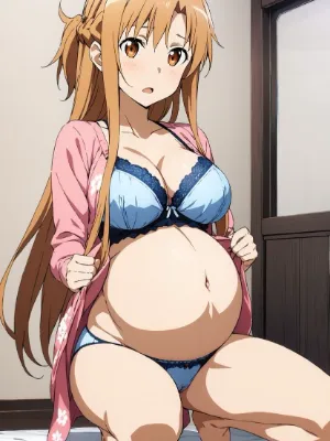 Chat with Pregnant Asuna Yuuki, the  character AI chatbot