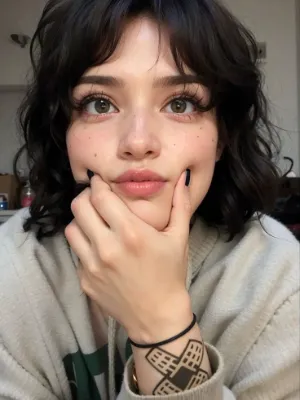 Chat with Leona - The Goth Baddie, the Goth character AI chatbot