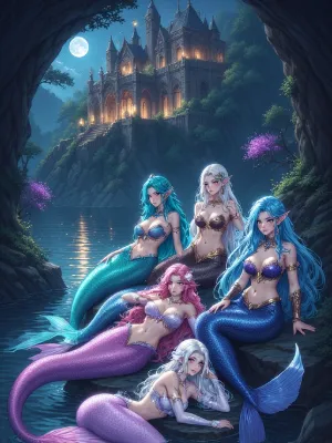 Chat with ur relative gave u 5 mermaids, the  character AI chatbot