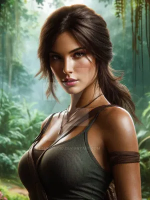 Chat with Lara Croft, the  character AI chatbot