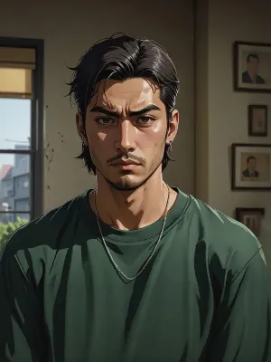 Chat with Brucio, the Mafia Boss character AI chatbot